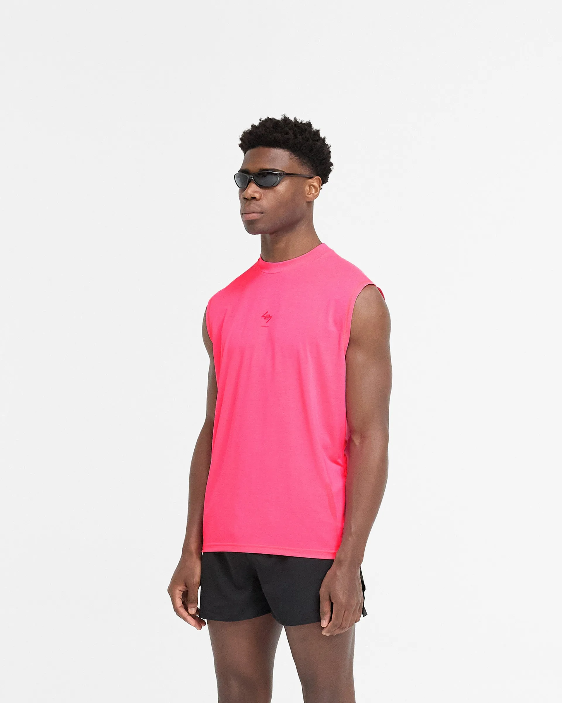 247 Oversized Tank - Ultra Pink