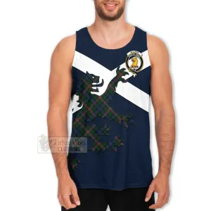 Allison Tartan Lion Rampant Men's Tank Top  Proudly Display Your Heritage with Alba Gu Brath and Clan Name