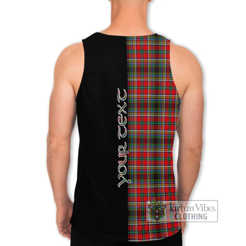 Anderson of Arbrake Tartan Men's Tank Top with Family Crest and Half Of Me Style