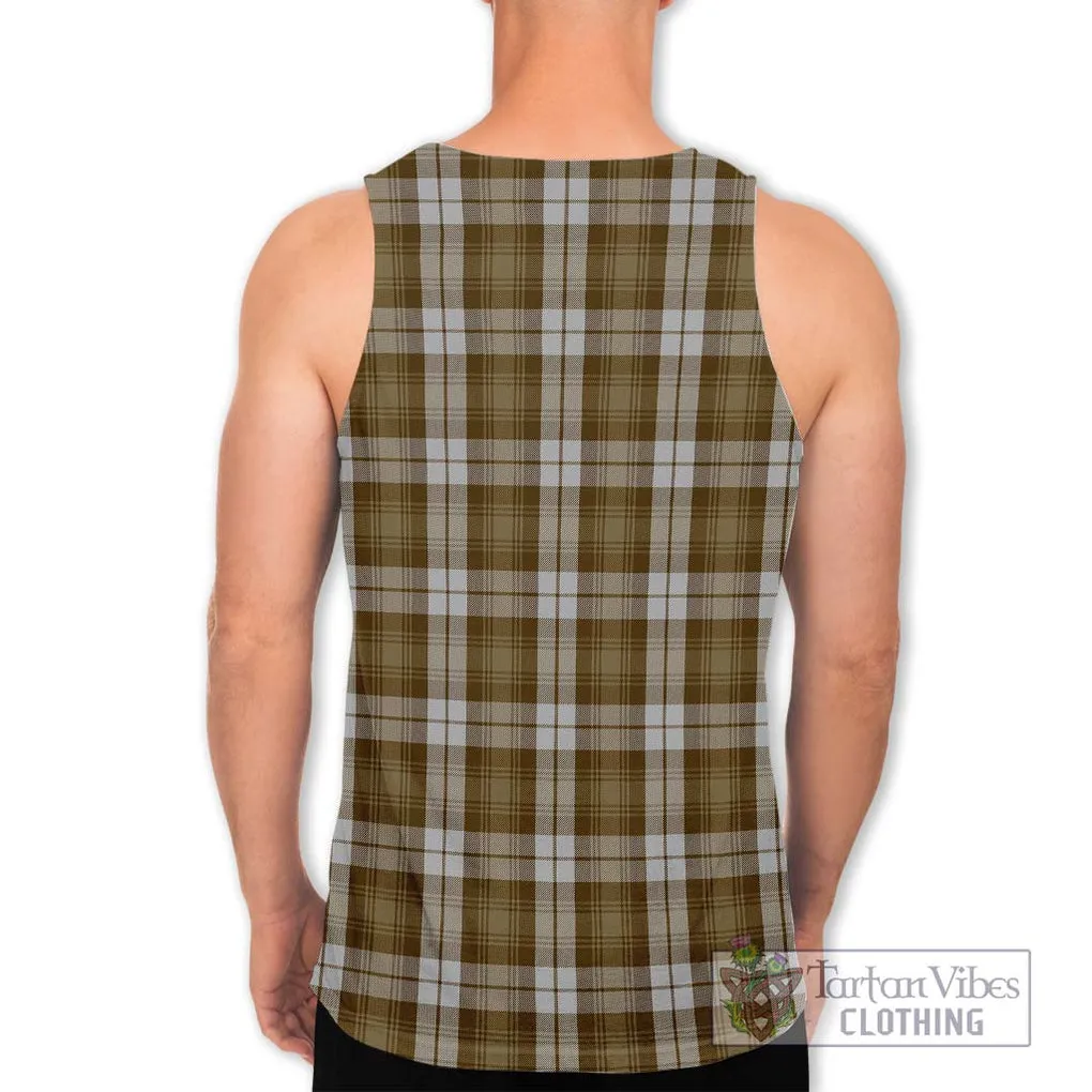 Baillie Dress Tartan Men's Tank Top with Family Crest DNA In Me Style