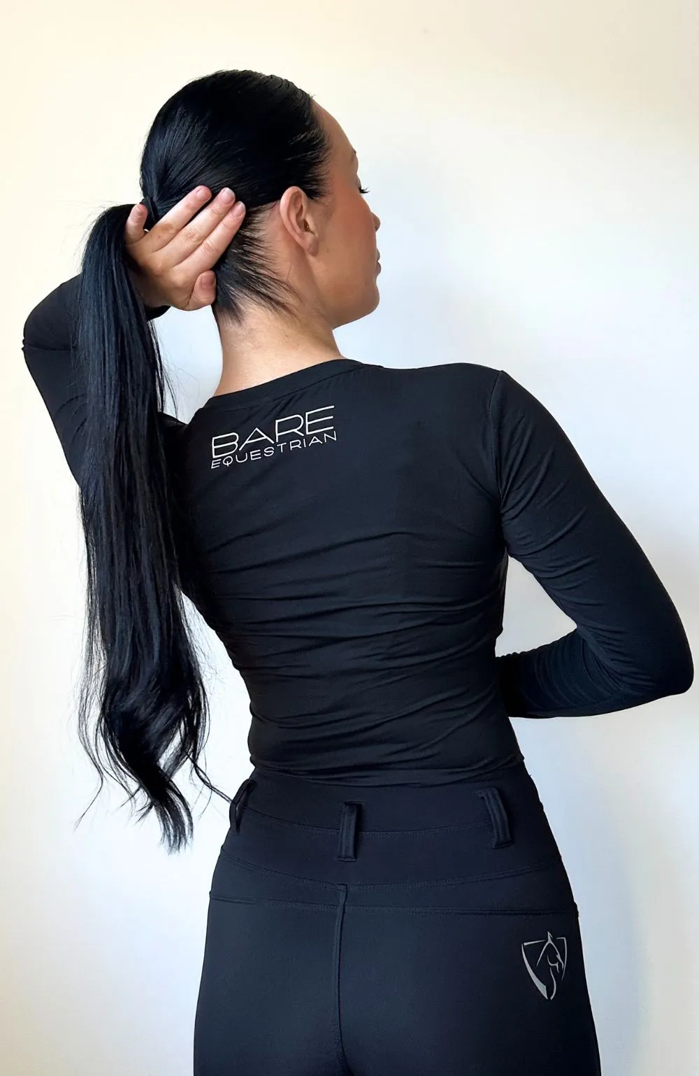 BARE Active Long Sleeve Tee - Black