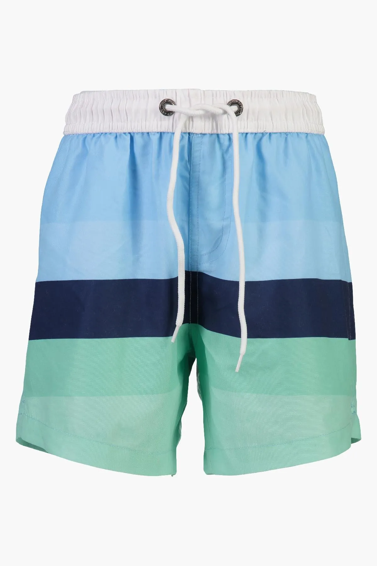 Boys Swimsuit Snapper Rock Blue Mint Stripe Board Shorts