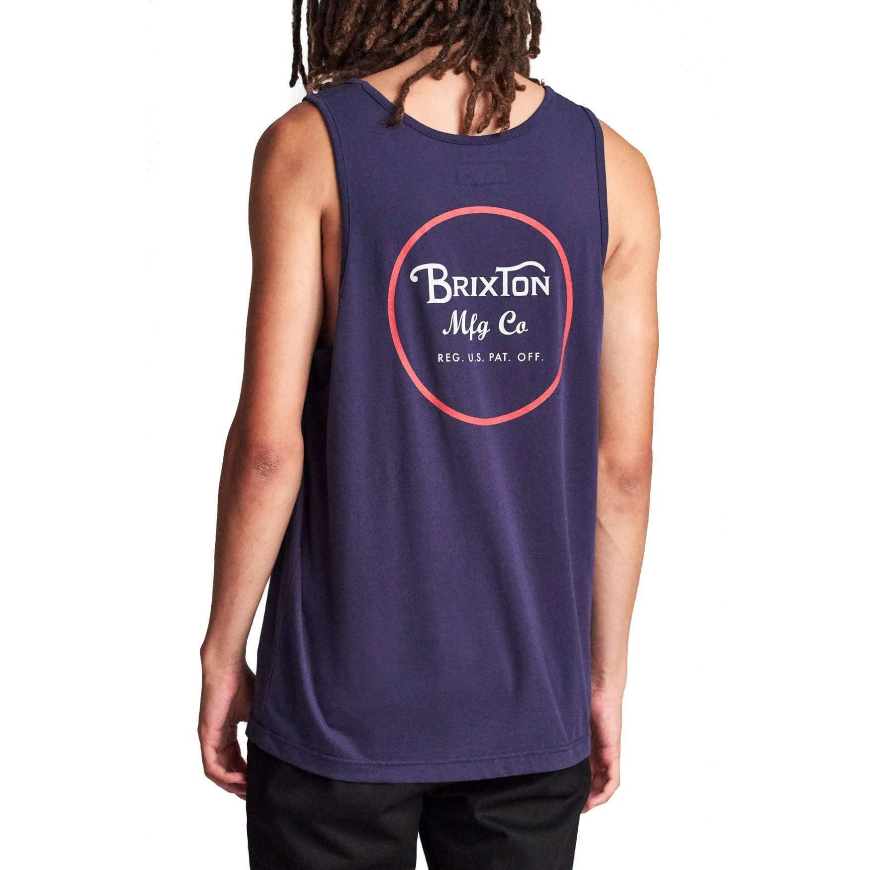 Brixton Wheeler Tank Top Vest - Patriot Blue