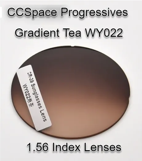 CCSpace Aspheric Progressive Vision Dyed CR-39 Lenses