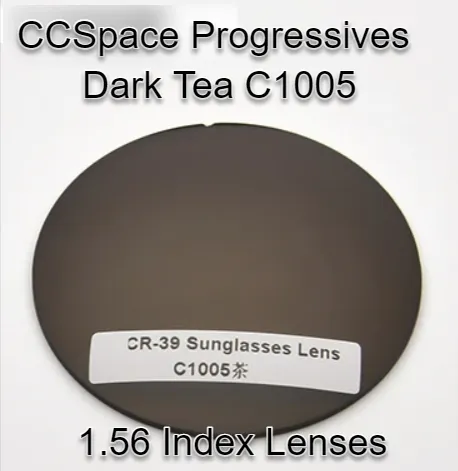 CCSpace Aspheric Progressive Vision Dyed CR-39 Lenses