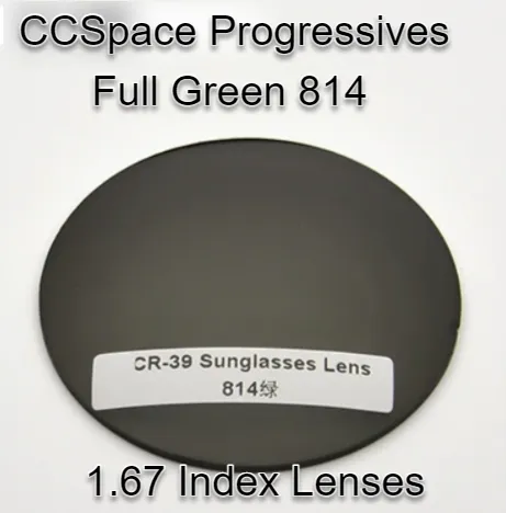 CCSpace Aspheric Progressive Vision Dyed CR-39 Lenses