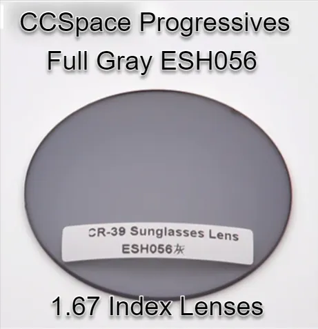 CCSpace Aspheric Progressive Vision Dyed CR-39 Lenses