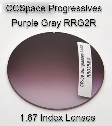 CCSpace Aspheric Progressive Vision Dyed CR-39 Lenses