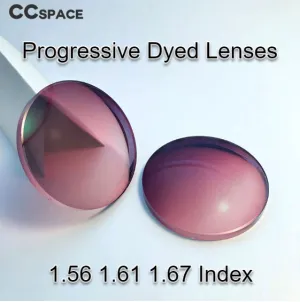 CCSpace Aspheric Progressive Vision Dyed CR-39 Lenses