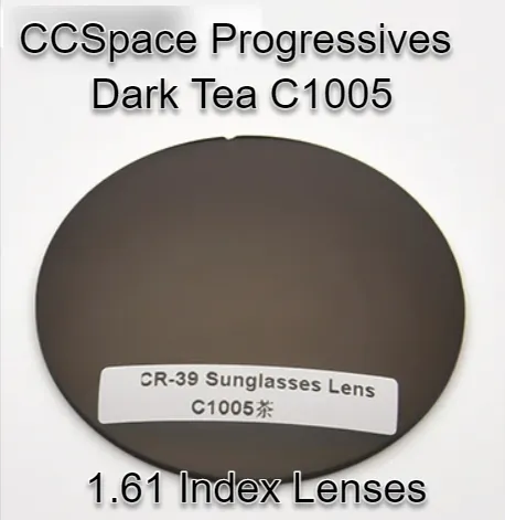 CCSpace Aspheric Progressive Vision Dyed CR-39 Lenses