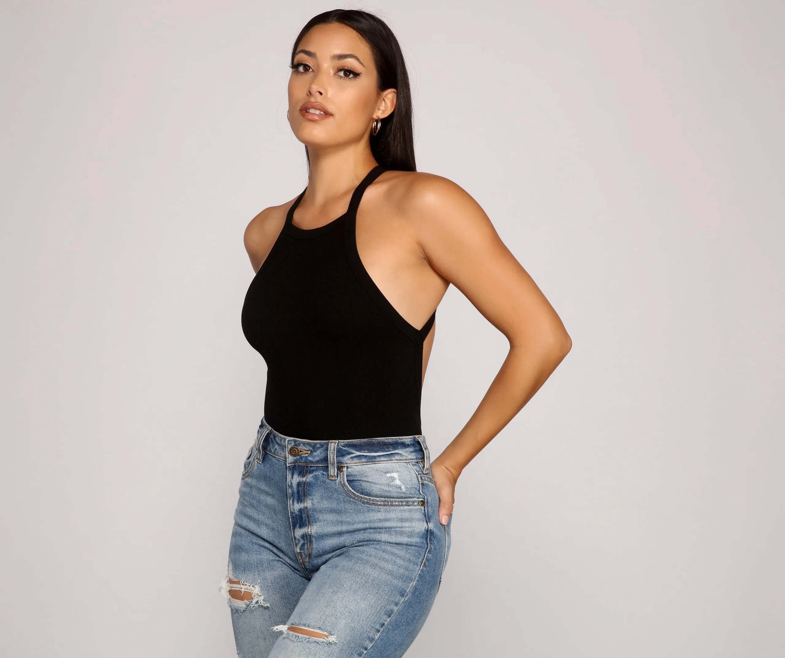 Chic And Seamless Sleeveless Bodysuit