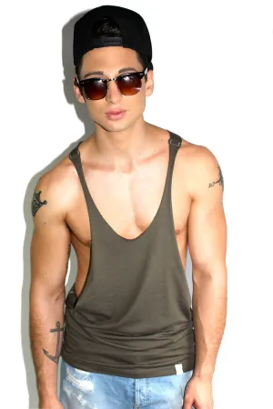 Core String Tank-Army Green