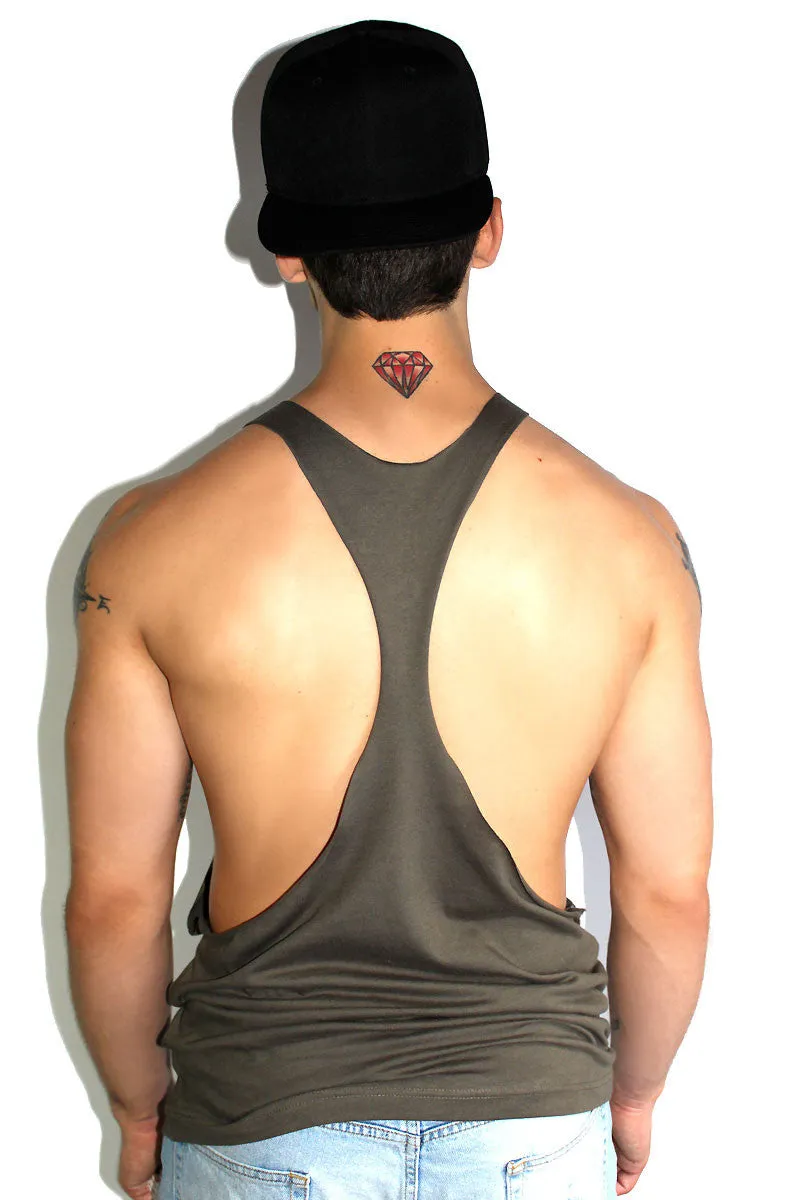 Core String Tank-Army Green