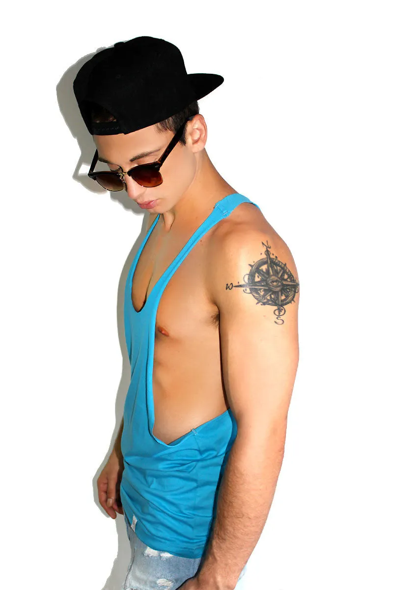 Core String Tank-Blue