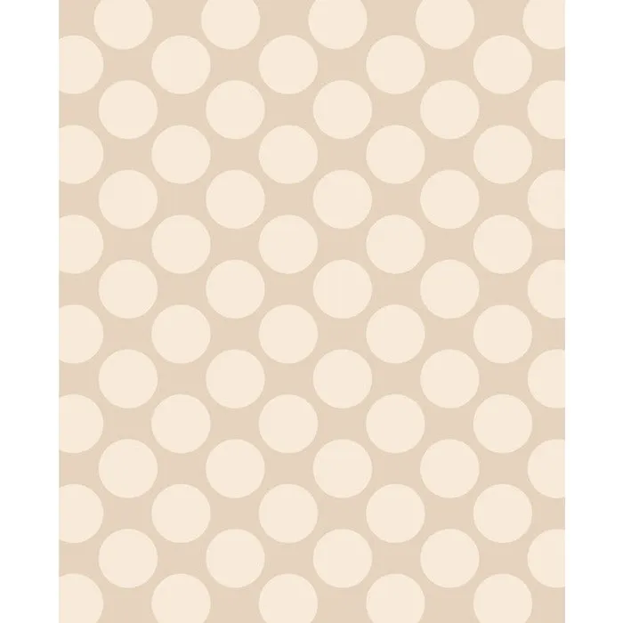 Cream Polka Dot Printed Backdrop