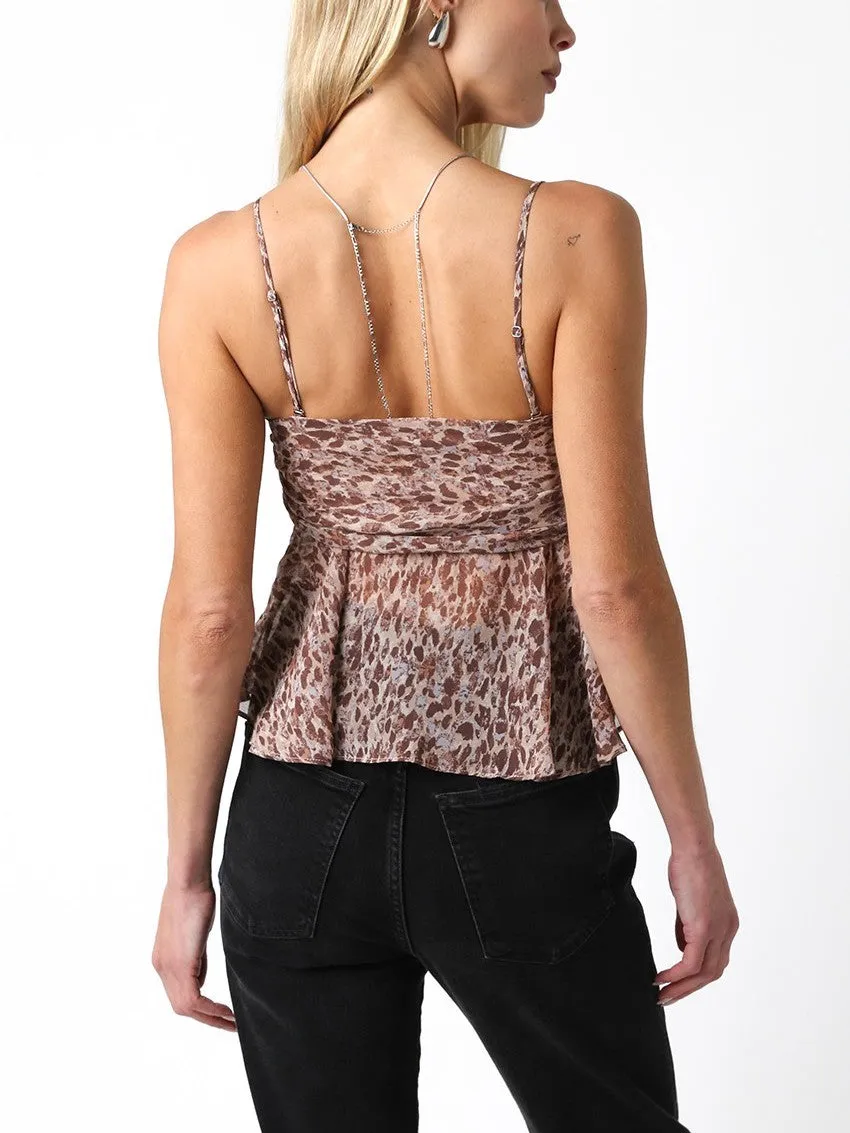 Hallie Printed Cami Top