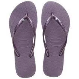 HAVAIANAS SLIM CRYSTAL ADULT SS23 - MAUVE