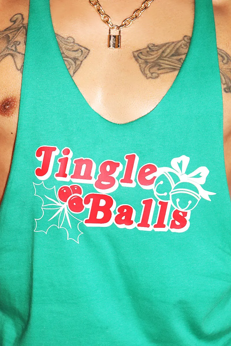 Jingle Balls String Tank- Green