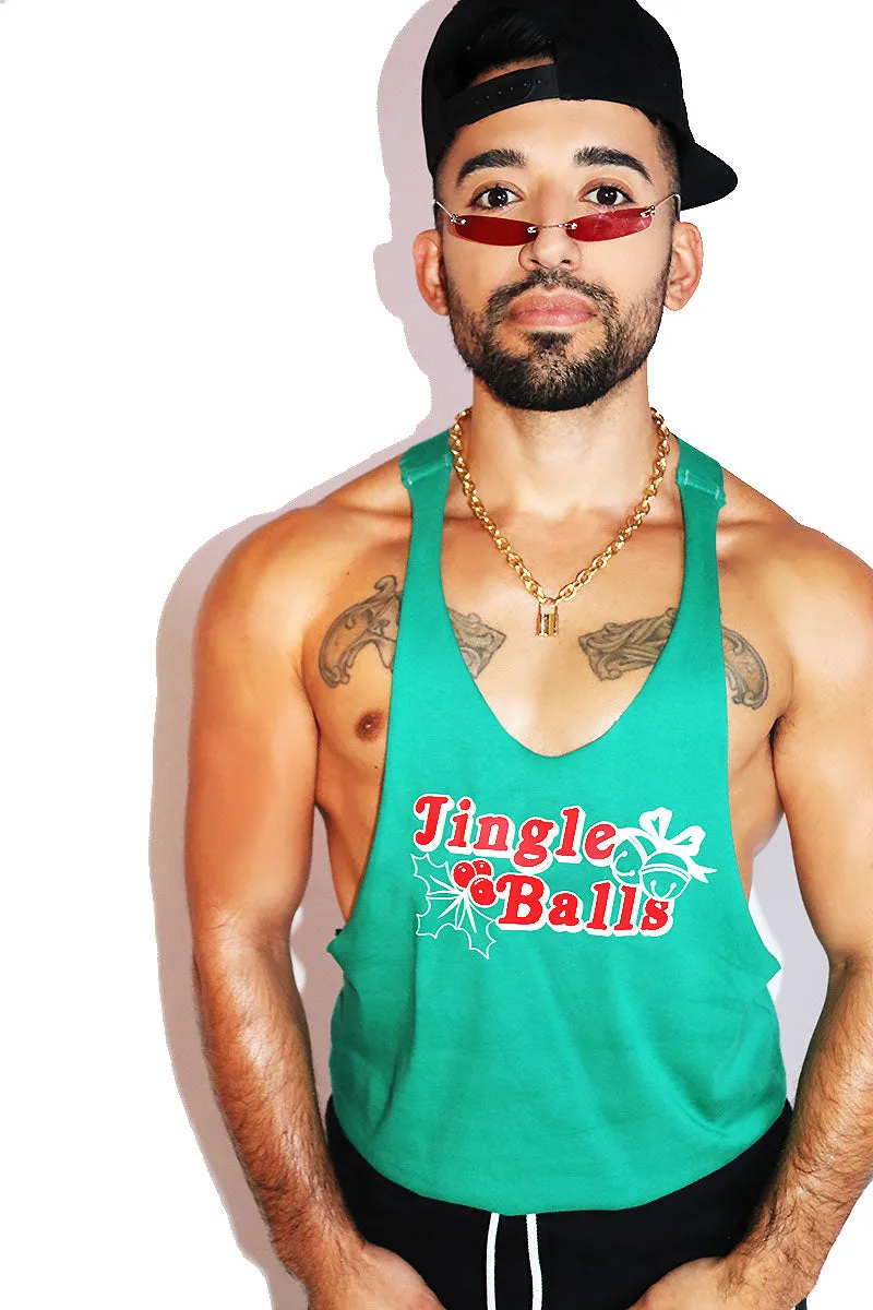 Jingle Balls String Tank- Green