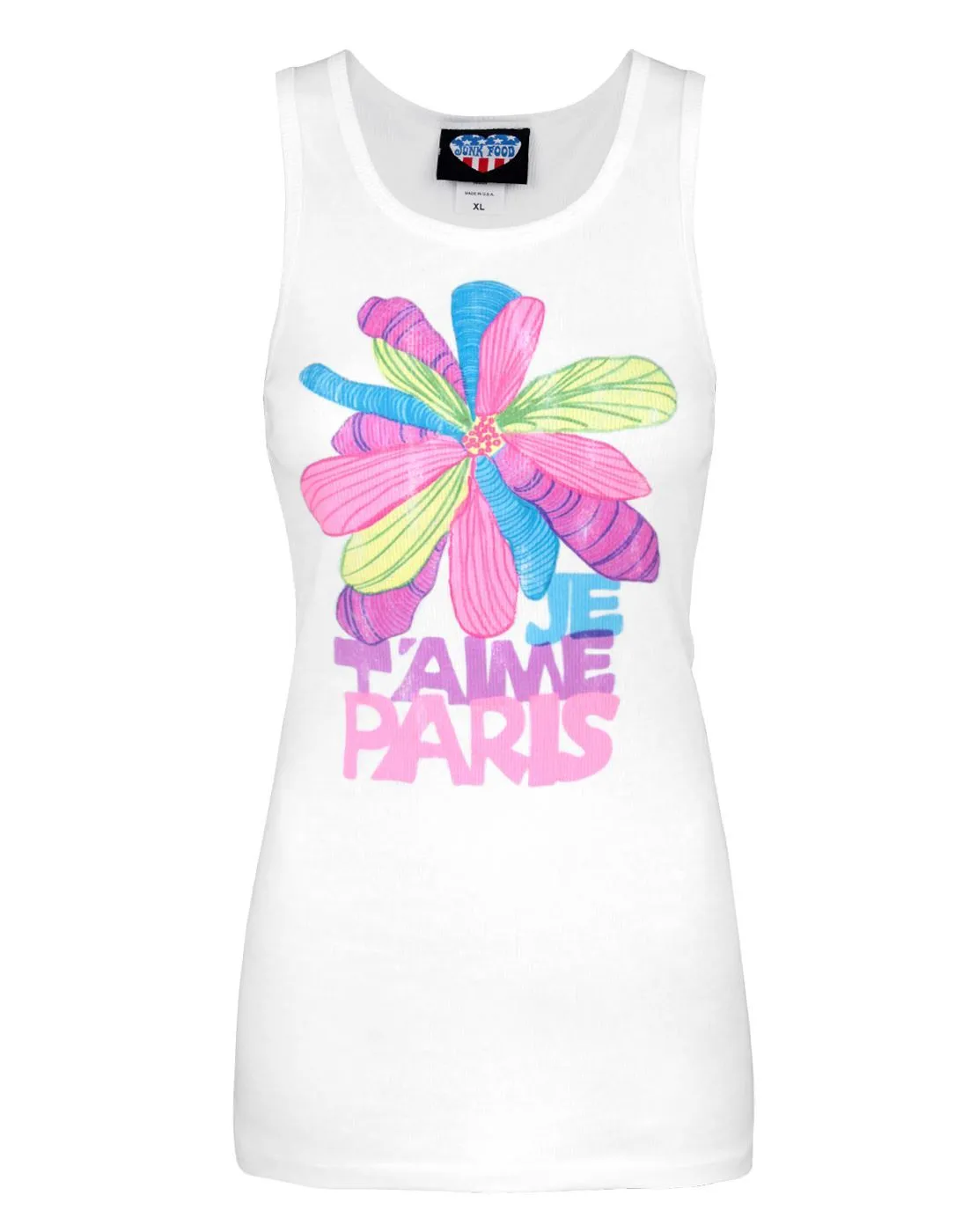 Junk Food Je T'Aime Paris Women's Vest