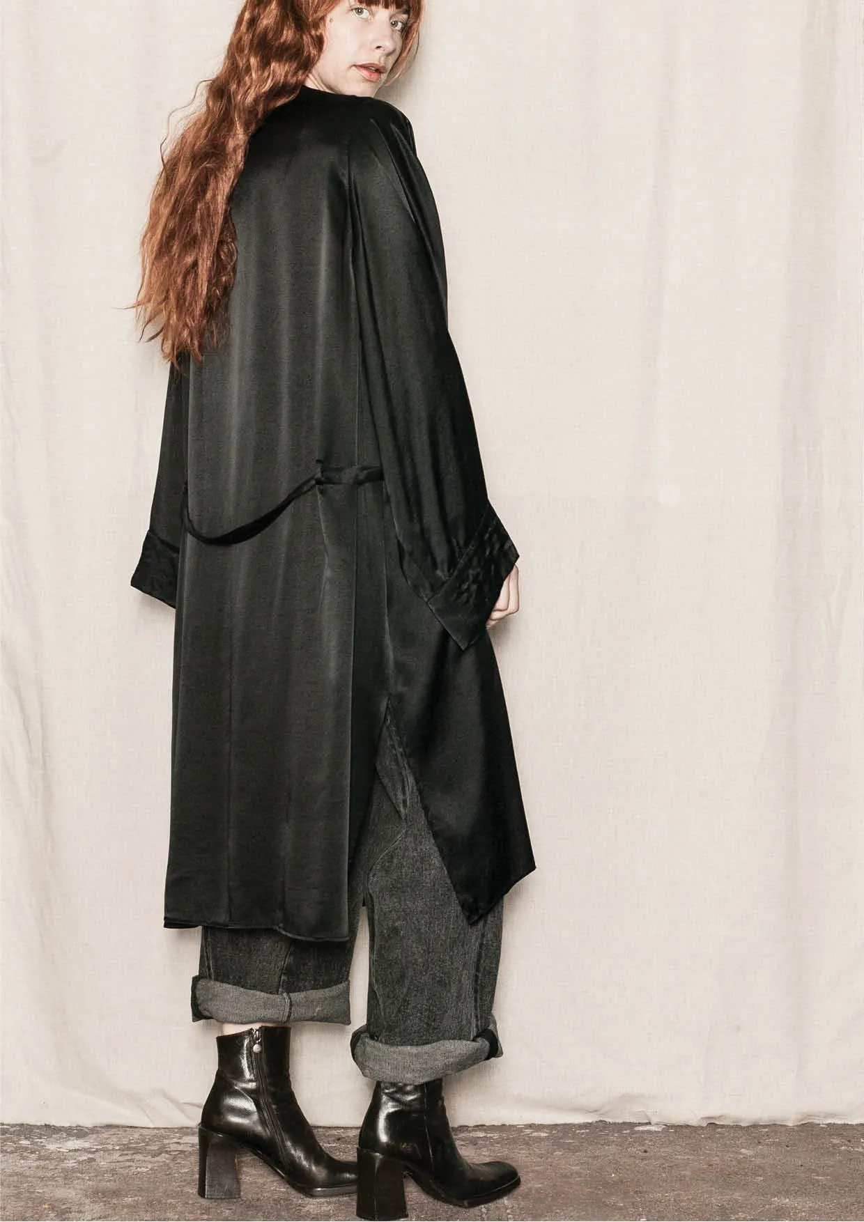 KIMONO - RAYON black