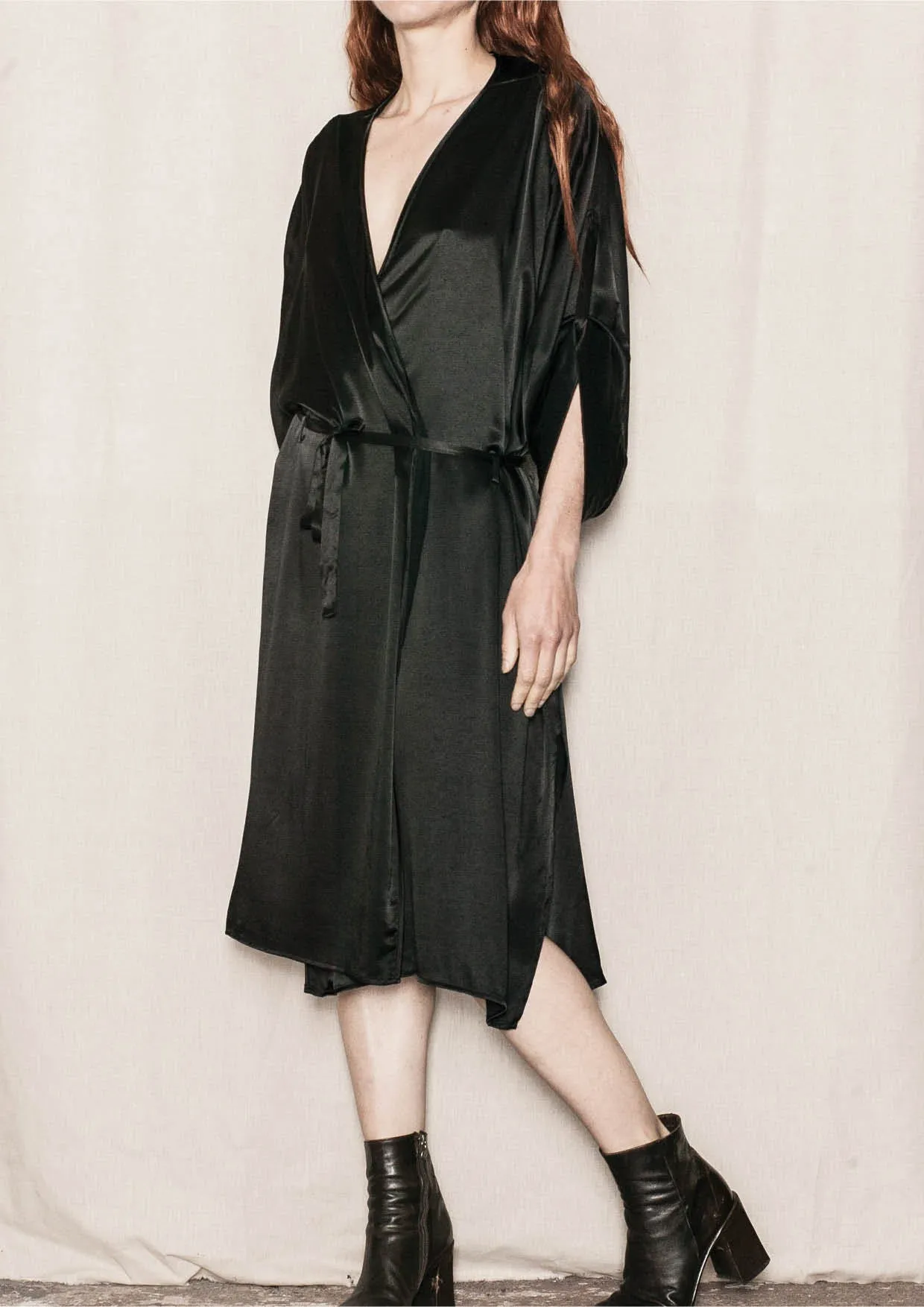 KIMONO - RAYON black