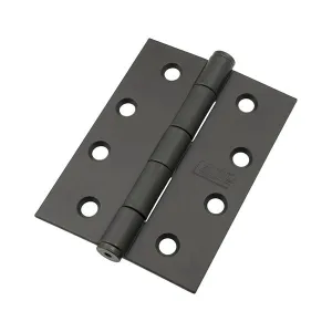 Lane 100 x 75 x 2.5mm Black Loose Pin Butt Hinge 2 Pack