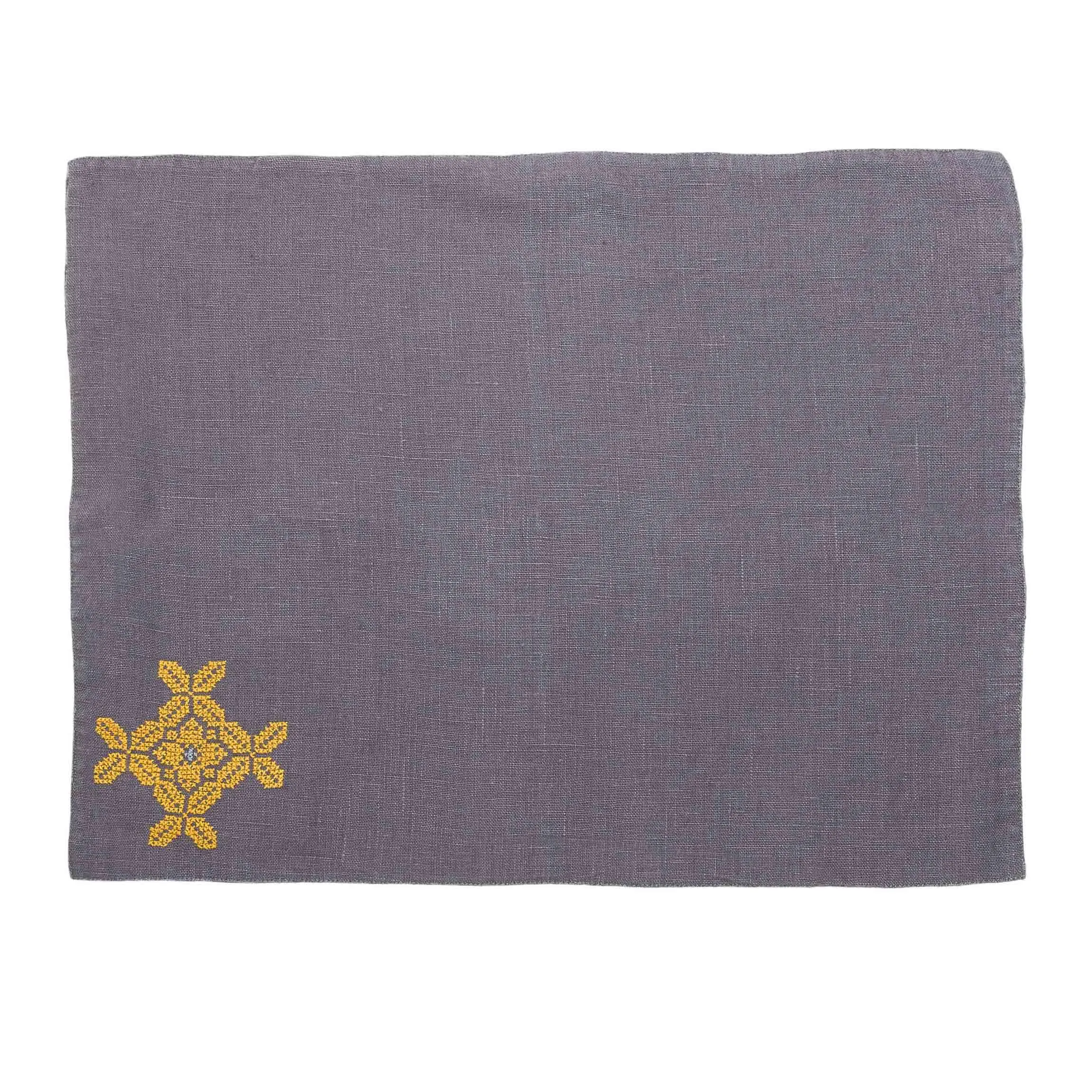 LINEN PLACEMAT POPPY