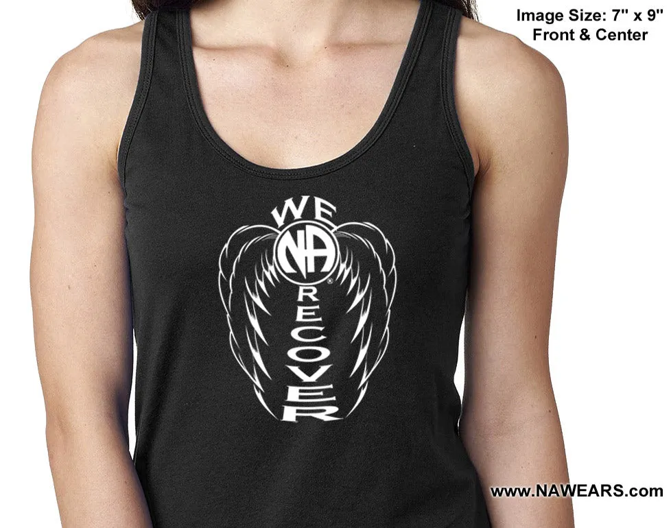 ltt- We Recover Wings Ladies Tank Tops