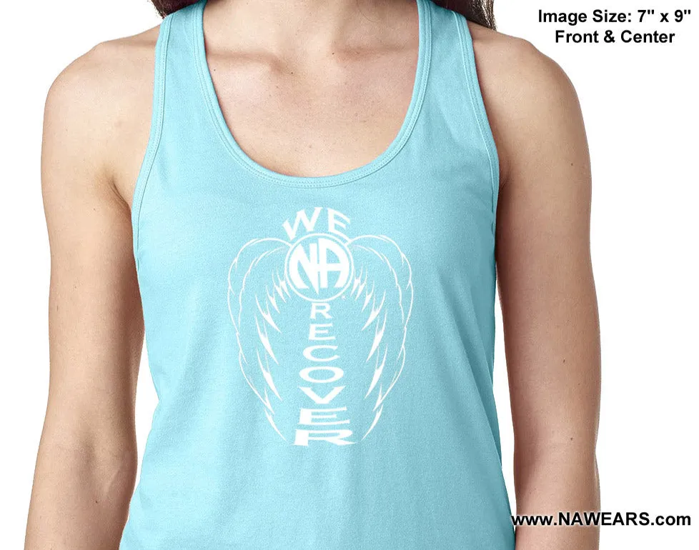 ltt- We Recover Wings Ladies Tank Tops