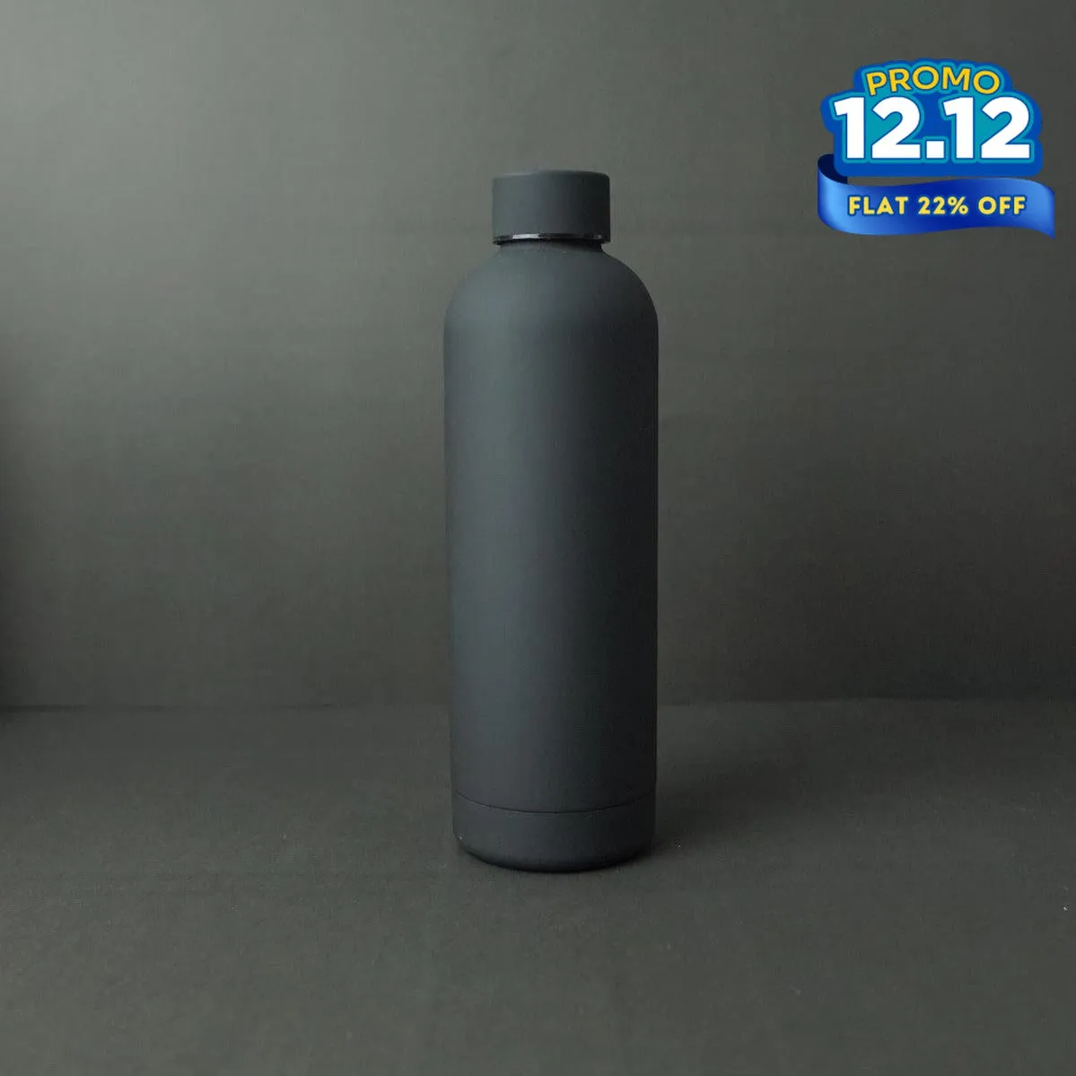 Matte Water Bottle - Black