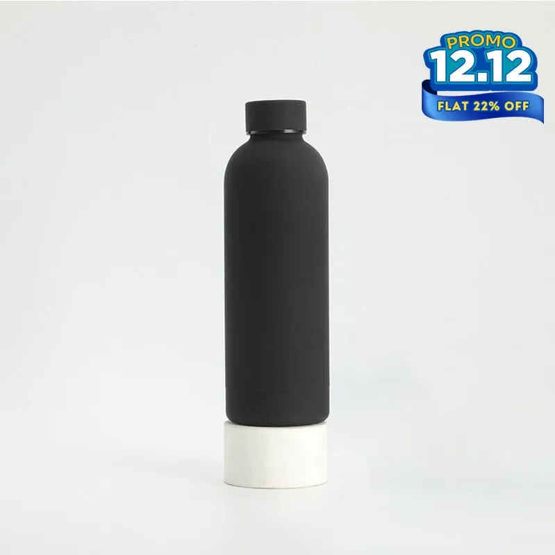 Matte Water Bottle - Black