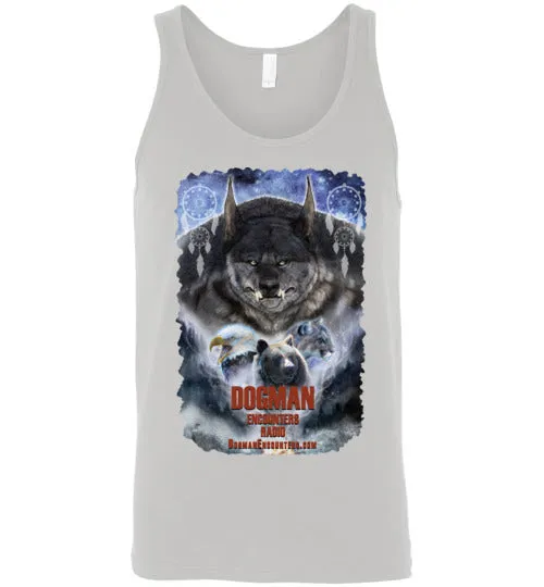 Men's Dogman Encounters Pathfinder Collection Tank Top (design 2, with ripped border)