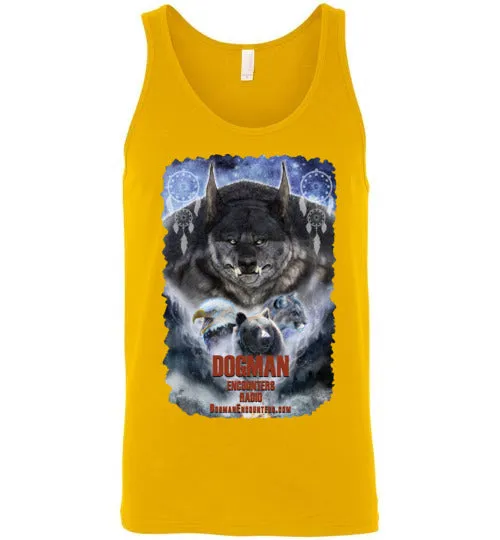 Men's Dogman Encounters Pathfinder Collection Tank Top (design 2, with ripped border)