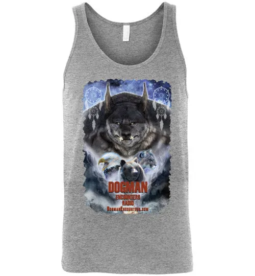 Men's Dogman Encounters Pathfinder Collection Tank Top (design 2, with ripped border)