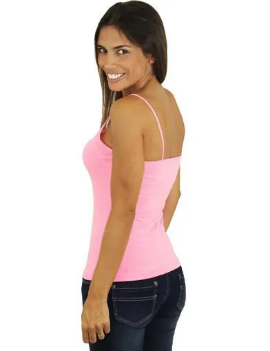 Neon Pink Tank Top