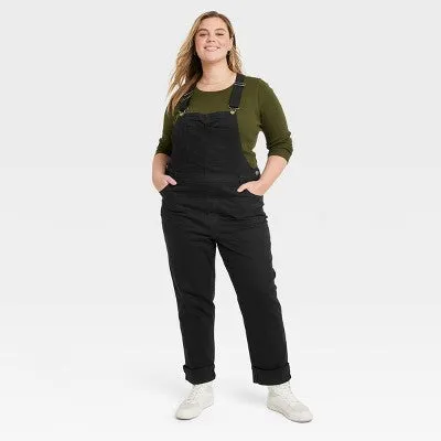 New - Women's 9's Slim Denim Overalls - Universal Thread