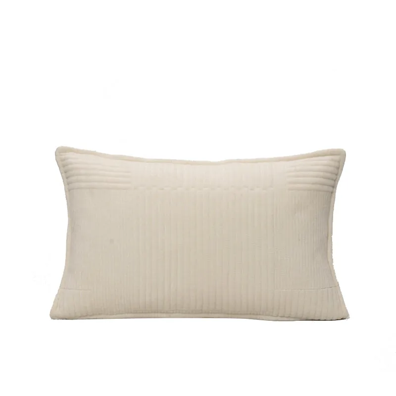 Off-White Minimalist Pillow