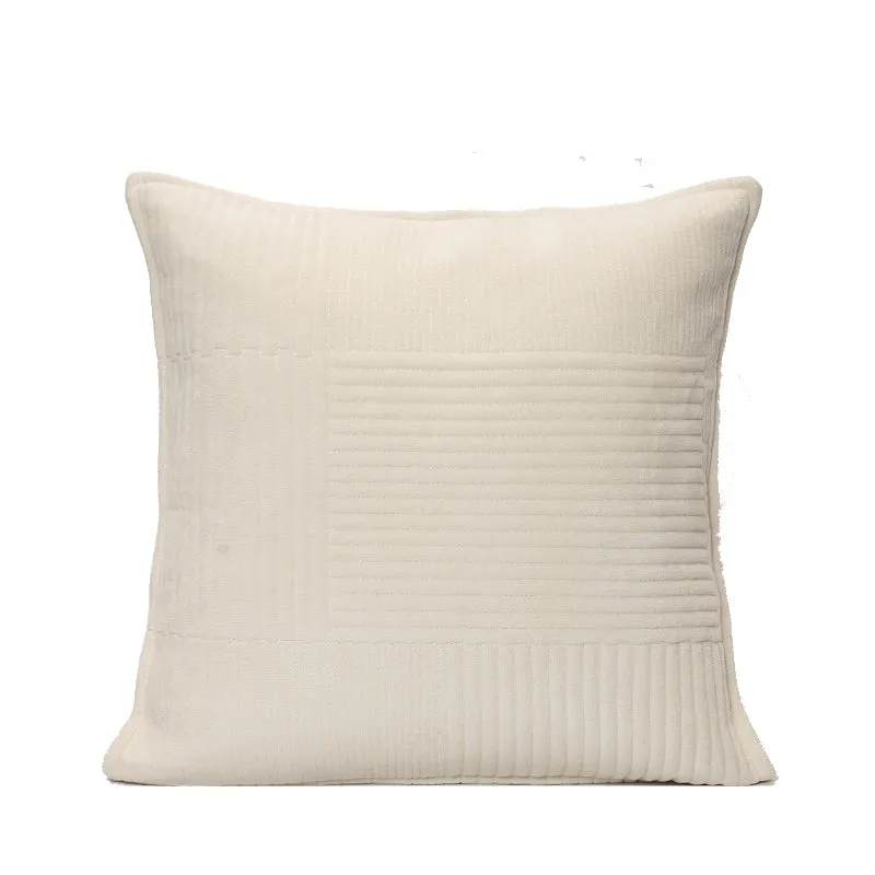 Off-White Minimalist Pillow