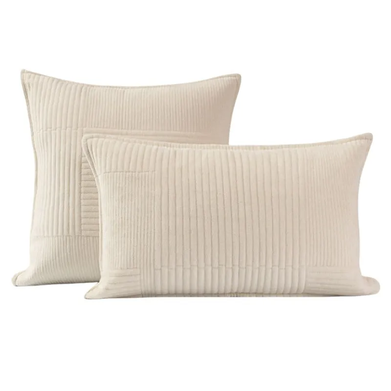 Off-White Minimalist Pillow