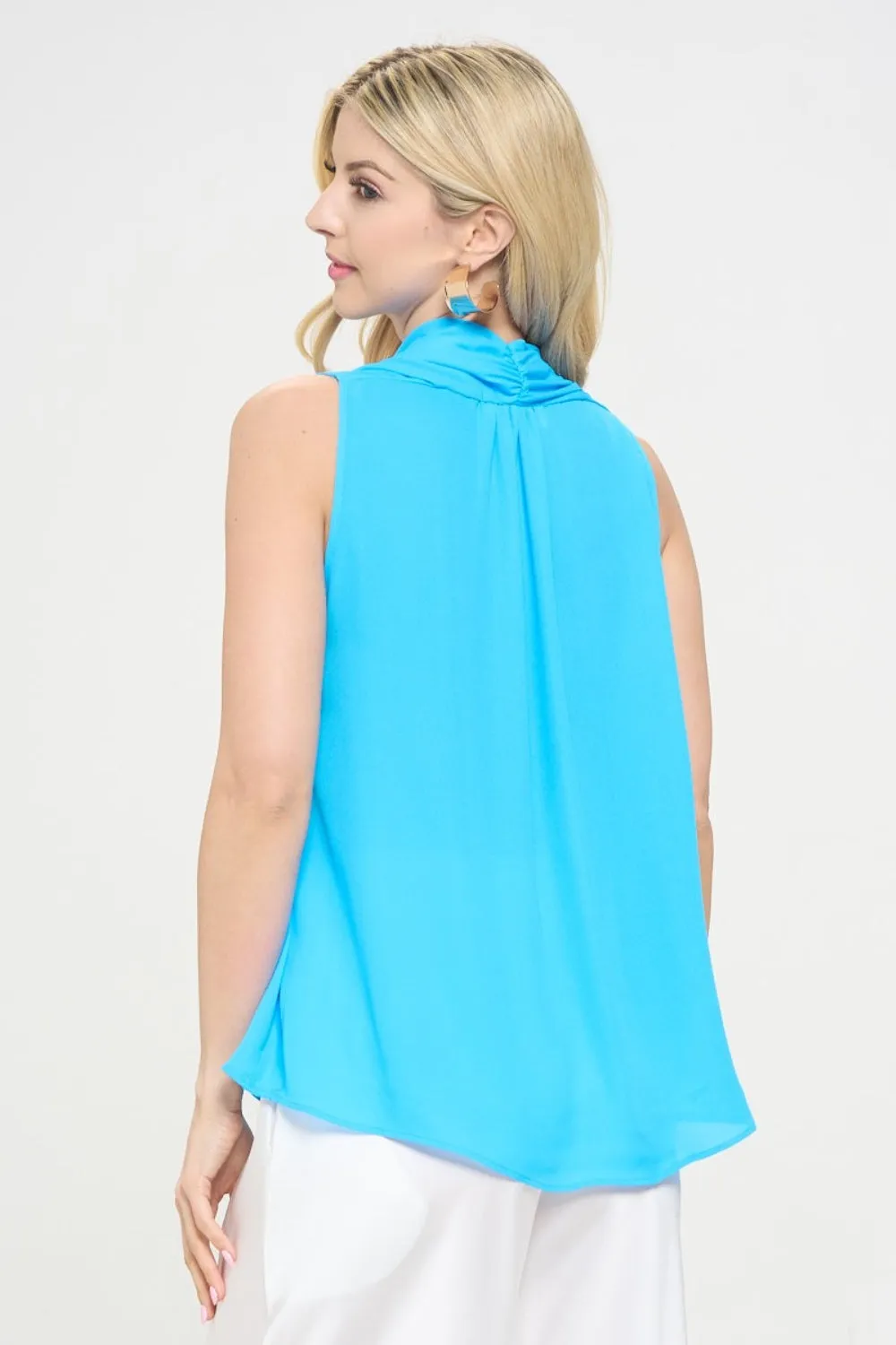 RENEE C  V-Neck Sleeveless Top