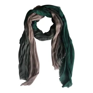 Silk/Cashmere Scarf (Slate/Teal)