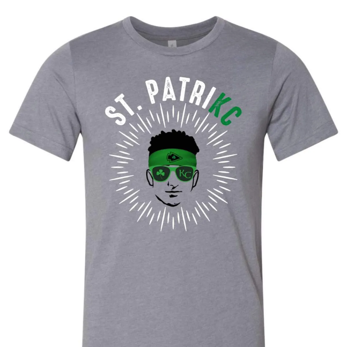 St. PatriKC Patrick Mahomes T-Shirt - Heather Storm