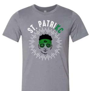 St. PatriKC Patrick Mahomes T-Shirt - Heather Storm