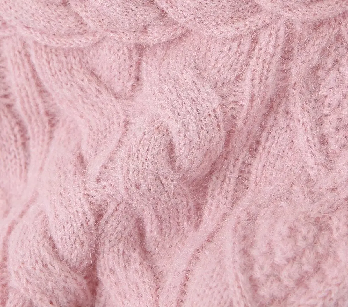 Stella Knit Crop Top in Pink