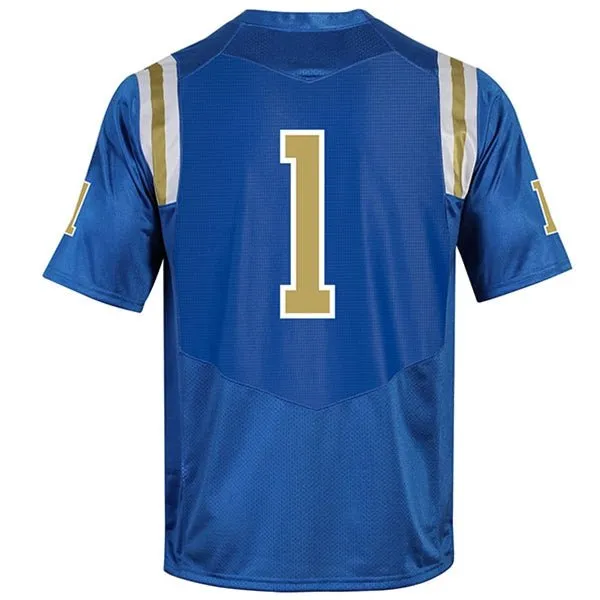 UCLA Bruins Under Armour Powder Keg Blue #1 Sideline Replica Football Jersey