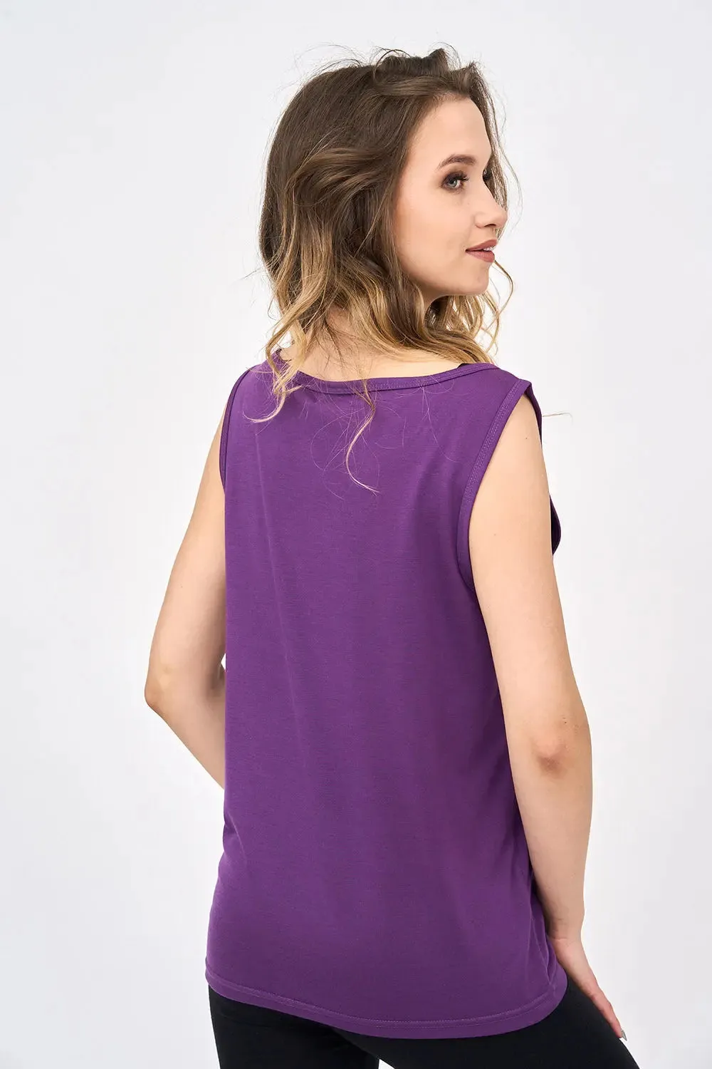 Women's Vests in Purple!